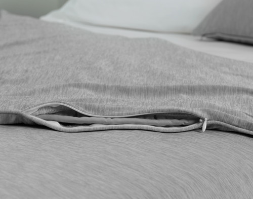 Cool Touch Weighted Blanket Cover, Grey