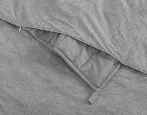 Cool Touch Weighted Blanket Cover, Grey