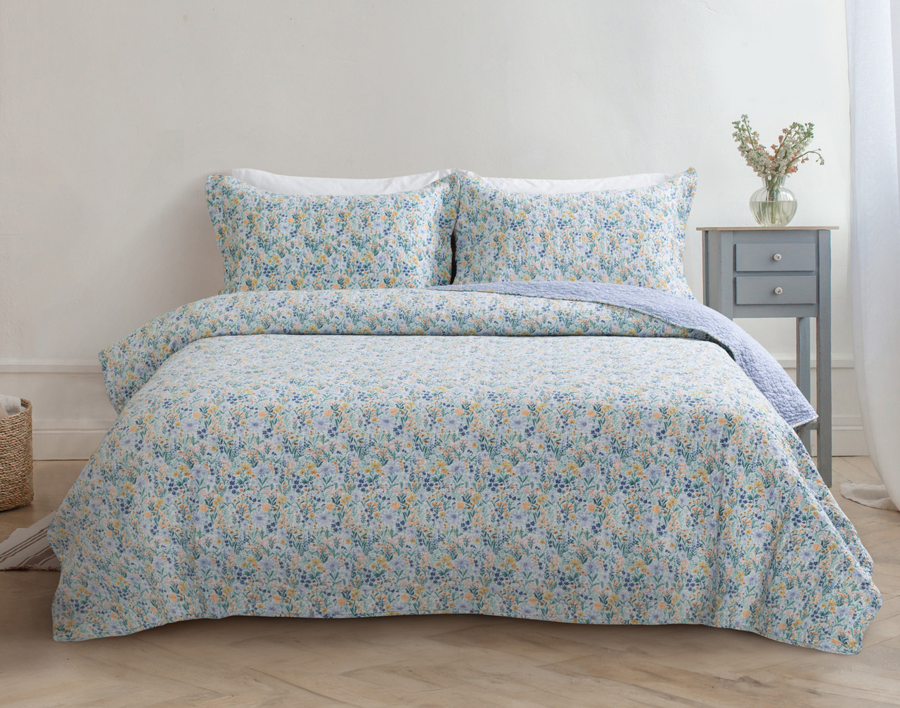 Camellia Cotton Quilt Set