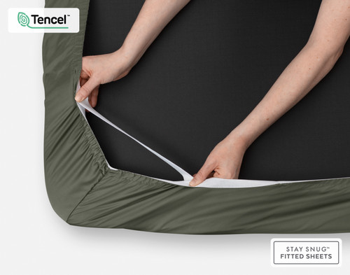 500TC Eucalyptus Luxe TENCEL Lyocell Fitted Sheet
