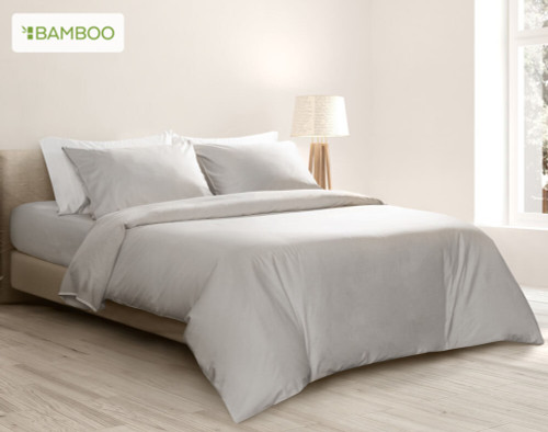 6-Piece Bath & Bedding Essentials Bundle - Charcoal White,