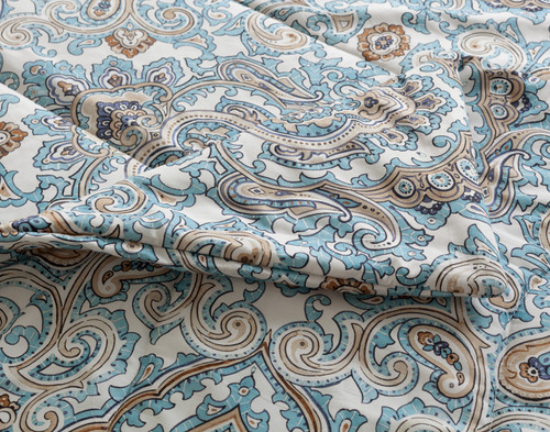 Phoebe Cotton Comforter Set, Paisley,