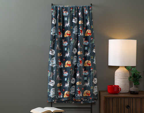 Holiday Fleece Throw