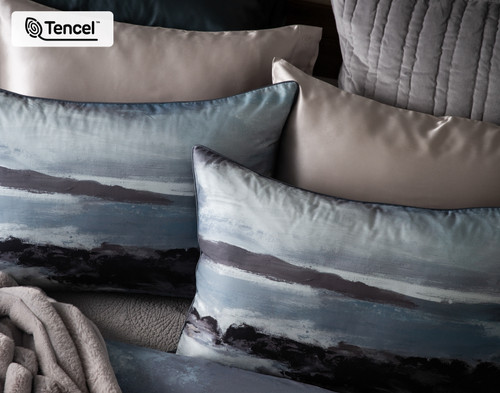 Stormy Duvet Cover, Cotton, TENCEL Lyocell, Scenic, Blue,