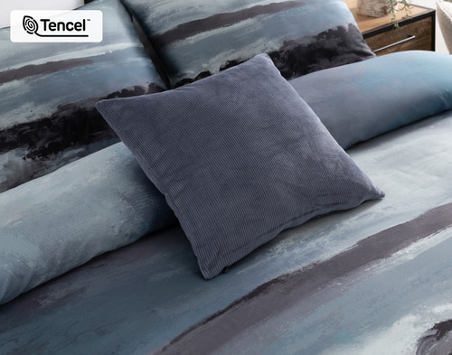 Stormy Square Cushion Cover, Grey, 18" x 18"