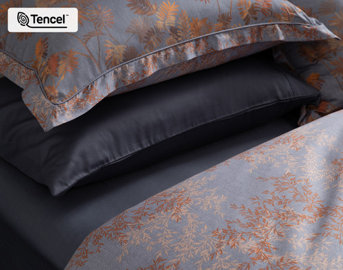 Wynwood Pillow Sham, Botanical, Brown,