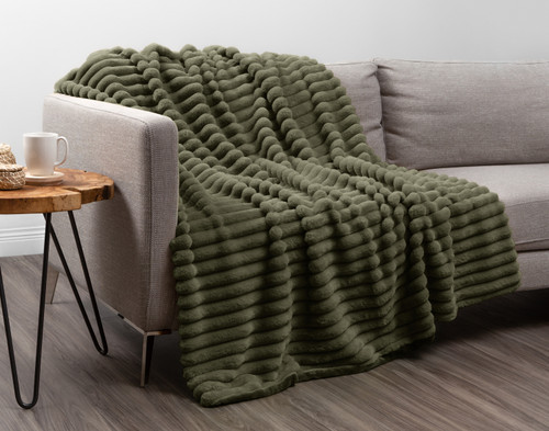 Channel Plush Throw