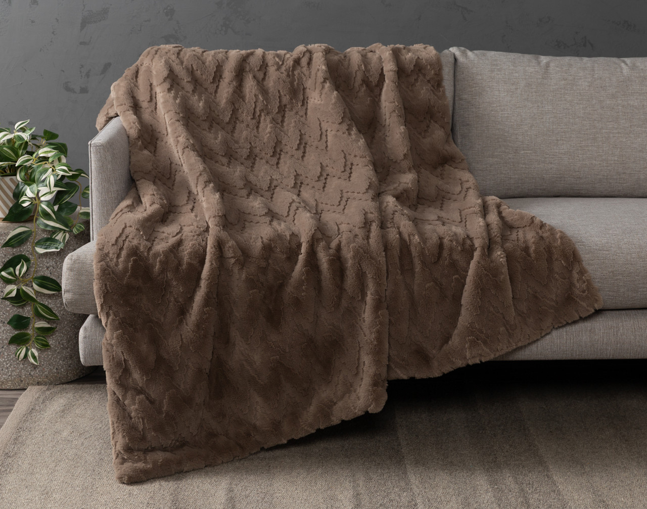 Geo Etched Throw