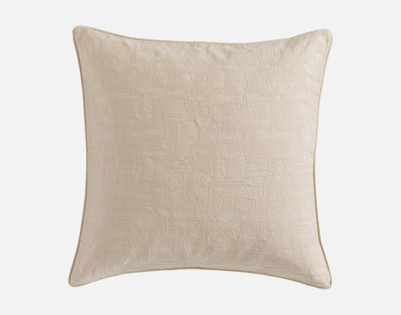 Stonehaven Euro Sham, Textured, Beige, 26" x 26"