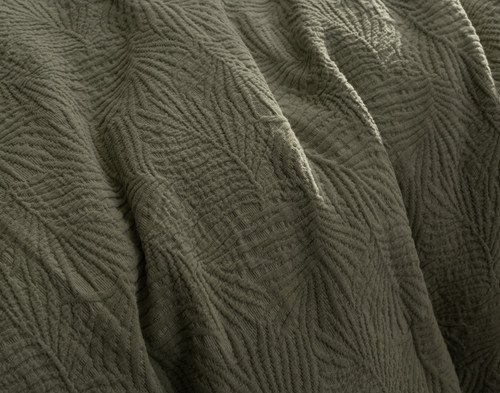 Matosa Duvet Cover, Cotton, Botanical, Green,