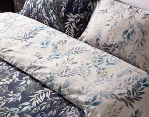 Kona Bay Pillow Sham, Botanical, Blue,