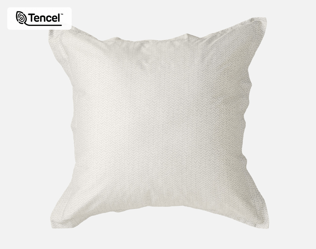Annika Euro Sham, Geometric, Green, 26" x 26"