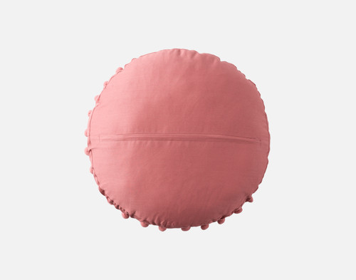 Mandira Round Cushion, Geometric, Pink