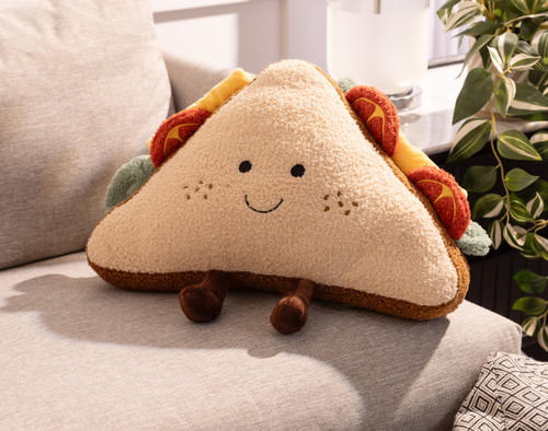 Sammy Sandwich Cushion, Beige