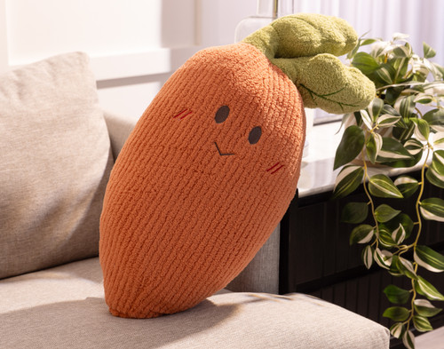 Carrot Cushion, Orange