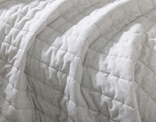 Rove Quilt Set, Grey,