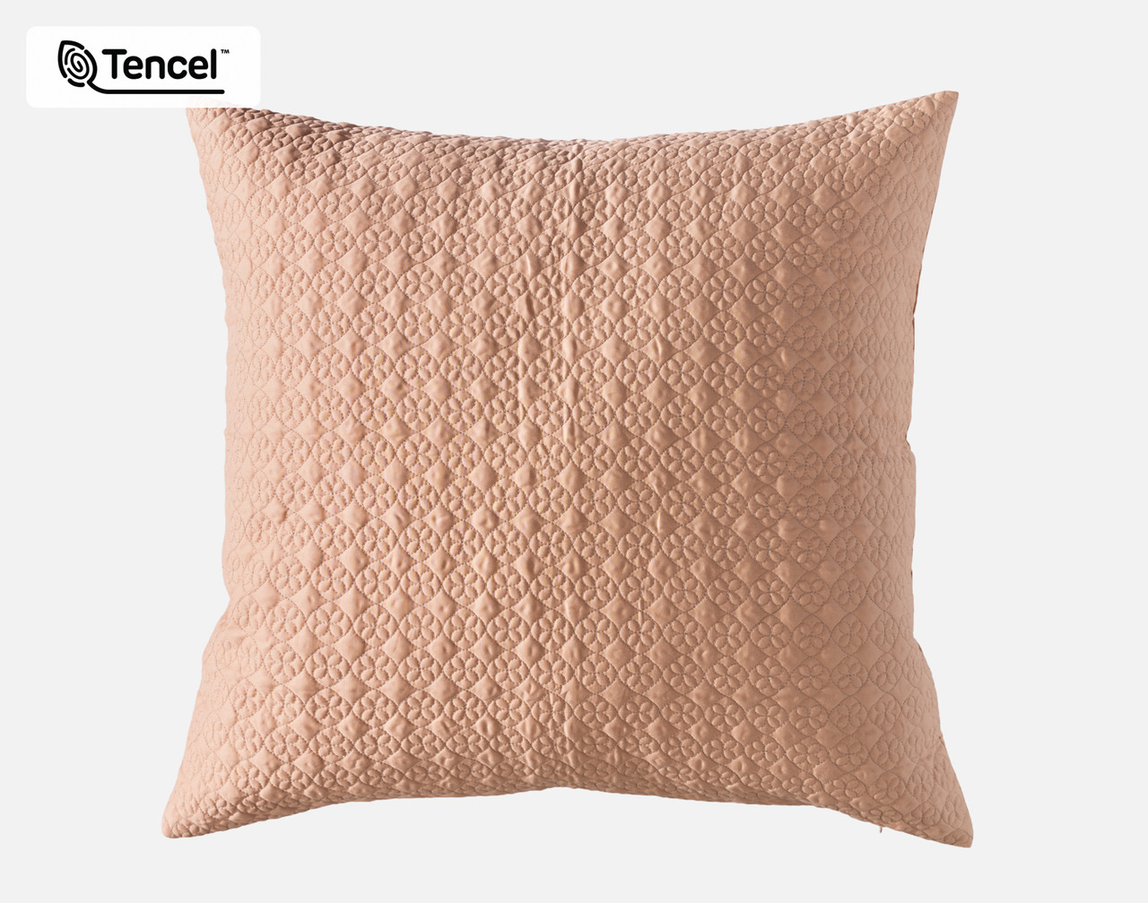 Henna Leaf Euro Sham, Geometric, Gold, 26" x 26"