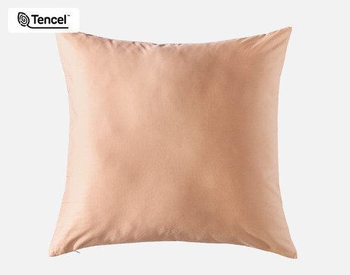 Henna Leaf Euro Sham, Geometric, Gold, 26" x 26"