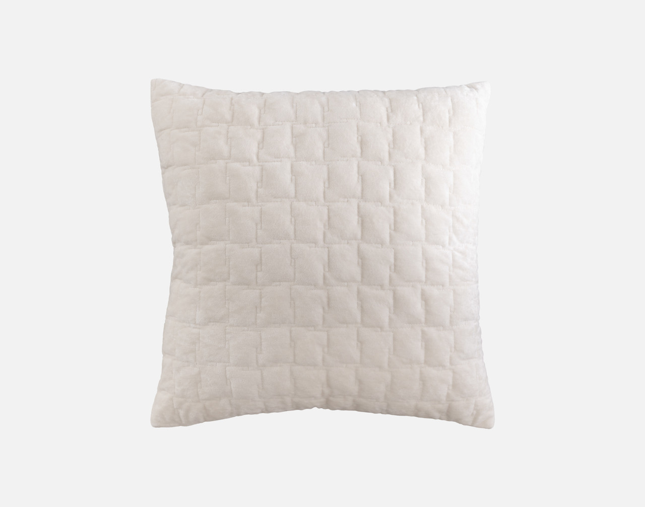 Silverbough Square Cushion Cover, White, 18" x 18"