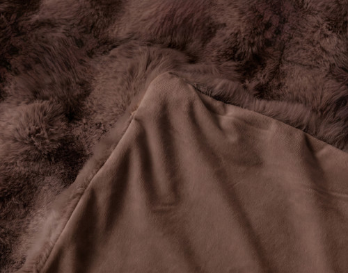 Bubble Faux Fur Throw