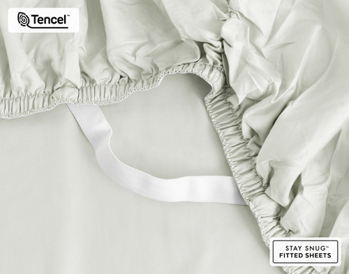 500TC Eucalyptus Luxe TENCEL Lyocell Fitted Sheet