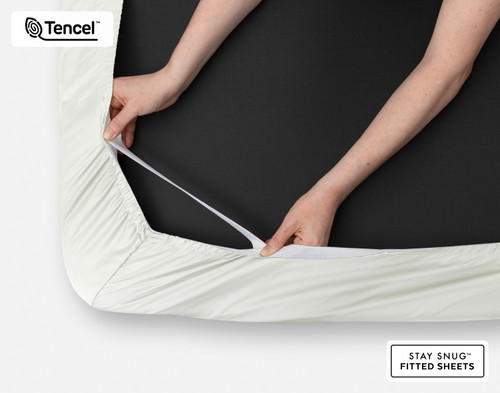 500TC Eucalyptus Luxe TENCEL Lyocell Fitted Sheet