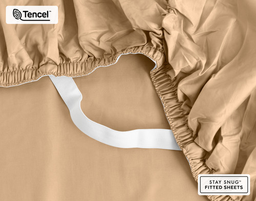 500TC Eucalyptus Luxe TENCEL Lyocell Fitted Sheet