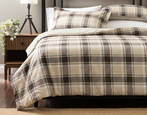 Cotton Flannel Comforter Set