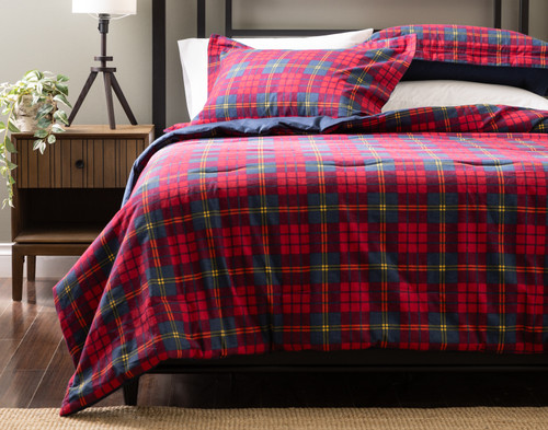Cotton Flannel Comforter Set