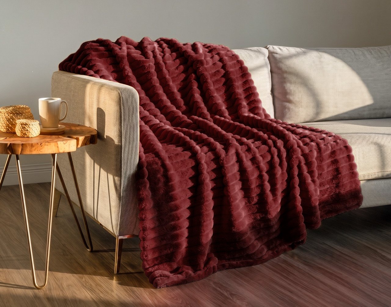 Channel Plush Throw