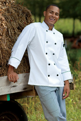 Summer Men Restaurant Kitchen Chef Cotton Jackets Coats Uniform