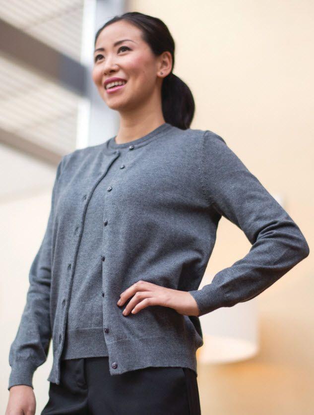 Ladies Fine Gauge Twin Sweater Set