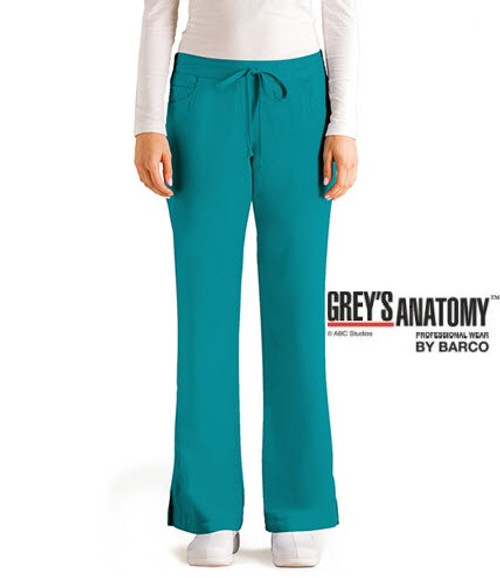 Junior Grey's Anatomy&#0153 5-Pocket Elastic Back Drawstring Pant