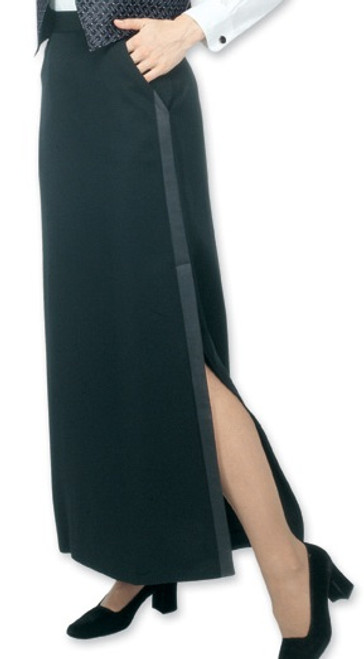 Ladies Banquet Floor Length Tuxedo Skirt