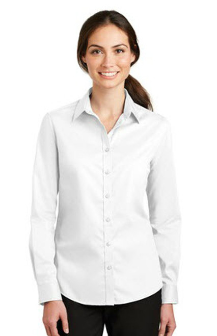 Ladies Wrinkle-Resistant Shirt - Women's No-Iron Shirts