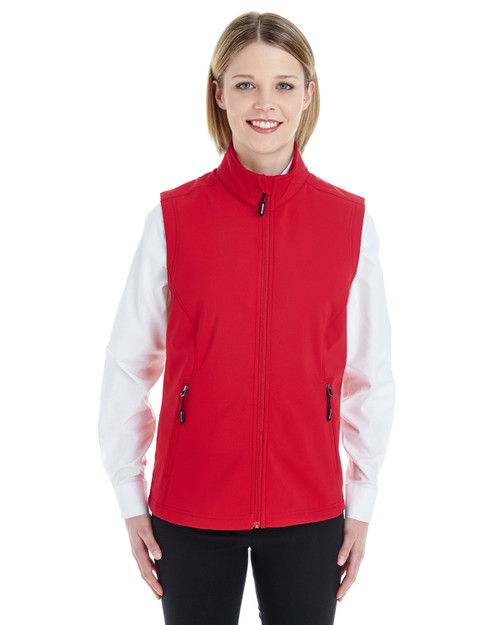 Ladies Two-Layer Fleece Bonded Soft Shell Vest