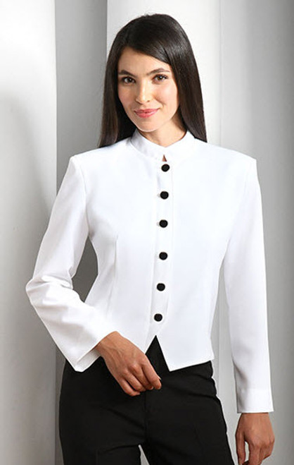 Buy Women Suit Jacket, Casual Slim Fit Solid Color Women Office Jacket S  White at Amazon.in