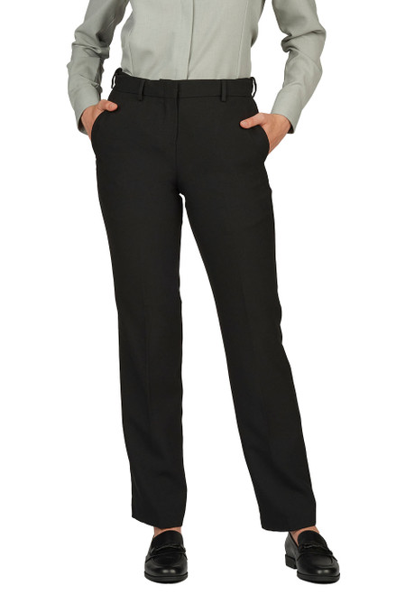 Ladies Tailored Fit Flat Front Essential Polyester Pant