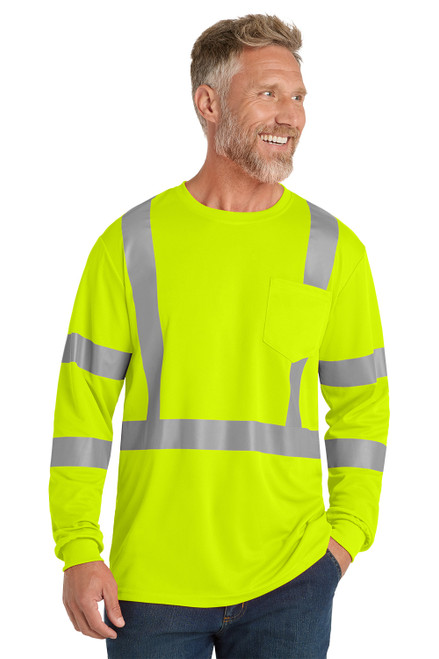 Hi-Visibility Mesh Long Sleeve Pocket Tee