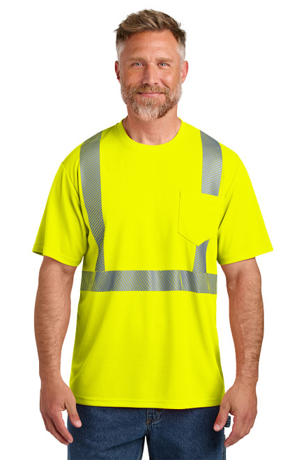 Hi-Visibility Short Sleeve Reflective Tape Pocket Shirt