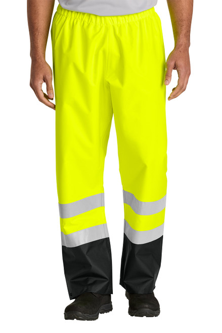 Hi-Visibility Pull-On Waterproof Safety Pant