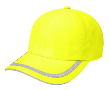 Hi-Visibility Baseball Cap with Reflective Stripe