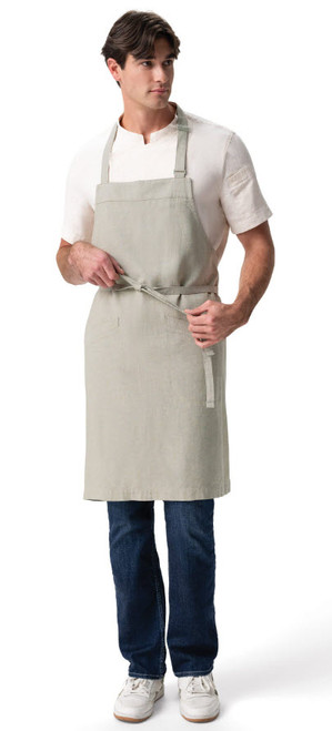 Coastal Collection Hemp/Tencel Bib Apron