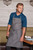 Cross Hatch Two Pocket Bib Apron