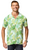 Unisex Tropical Leaf Server Camp Shirt