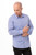 Men's Modern Roll-Up Restaurant Chambray Shirt