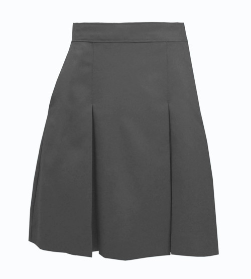 Girls' School Pleated Uniform Skirt - Adjustable Waist