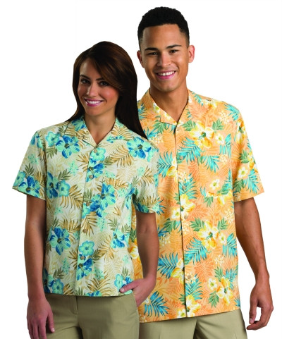 Hot Tropics Silk Camp Shirt