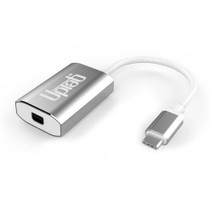 UPTab USB-C (Typ C) auf Mini DisplayPort Adapter 4K@60Hz – Silber