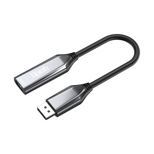 VENTION 8K DisplayPort to HDMI Adapter, Uni-Directional DP 1.4 to HDMI 2.1  Converter Male to Female 8K@60Hz, 4K@120Hz Display Port to HDMI Cable for  Dell, HP, Lenovo, AMD, NVIDIA 